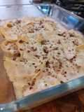 Ravioli kimchi & creamy sauce