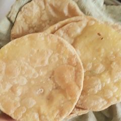 A picture of Moong dal poori.