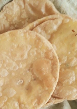A picture of Moong dal poori.