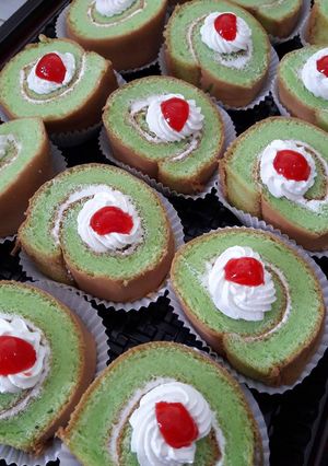 Foto resep Bolu gulung pandan