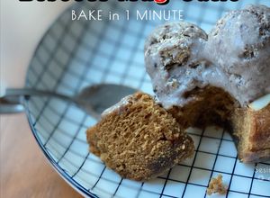 Gambar Biscoff Mug Cake 1 Minit (Resepi Microwave)