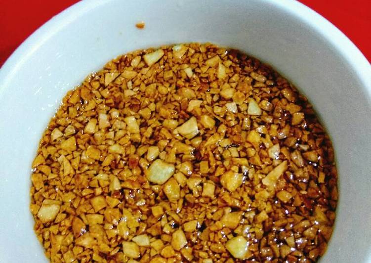 Rahasia Membuat Bawang putih goreng+minyak(untuk tambahan makan sup) Untuk Pemula!