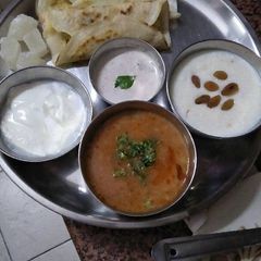 A picture of Navratri special thali.