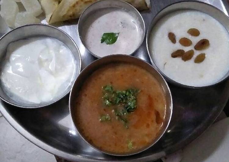Easiest Way to Make Any-night-of-the-week Navratri special thali