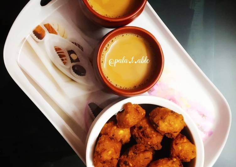 Recipe of Homemade Evening snack scene with Chana Dal Bada with Tea ❤️