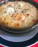 Cazuela de huevos y vegetales