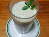 Lassi de melón y granola