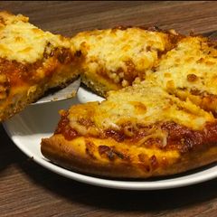 Homemade Margherita Pizza Without onion garlic A picture of Homemade Margherita Pizza Without onion garlic.