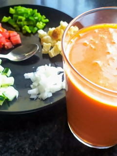 A picture of Andalusian Gazpacho.