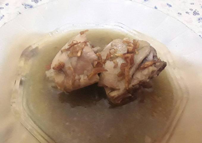 Ayam Rebus Kuah Jahe foto resep utama