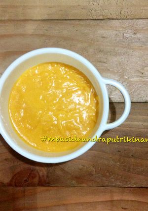 Foto resep Bubur beras putih mangga-MPASI