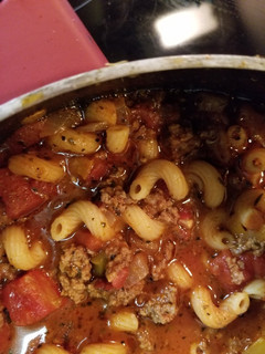 A picture of American Goulash.