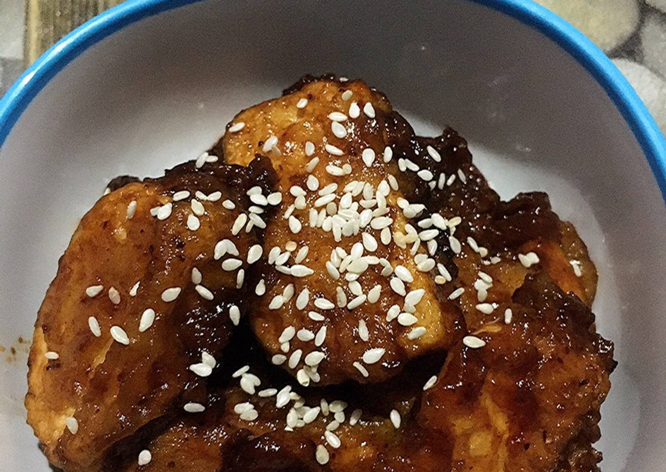 Tahu Saus Gochujang