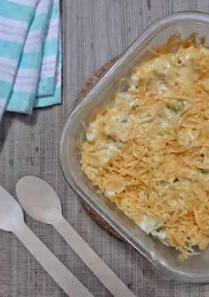Foto resep Makaroni Brokoli Kukus (tanpa telur)