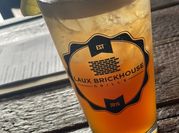 A picture of peach tea