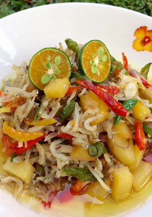 Foto resep Teri Tumis Pelangi