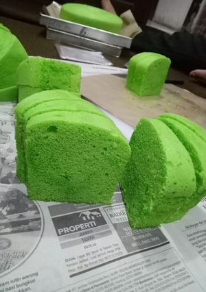Foto resep Bolu kukus pandan