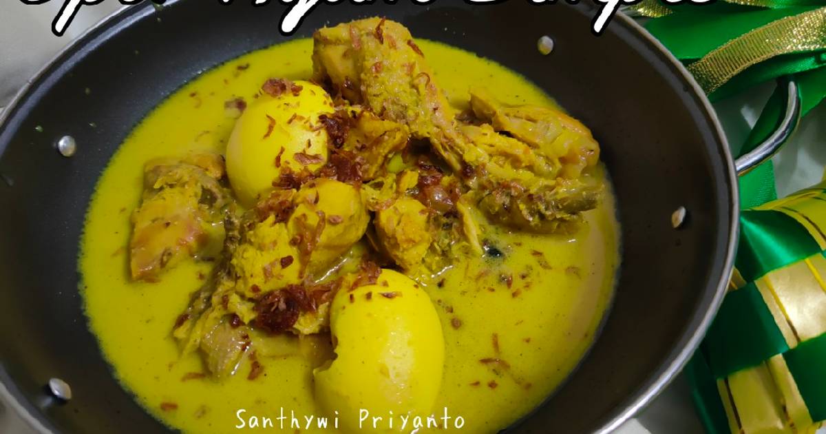 Resep 212. Opor Ayam Simple oleh Santhywi Priyanto - Cookpad