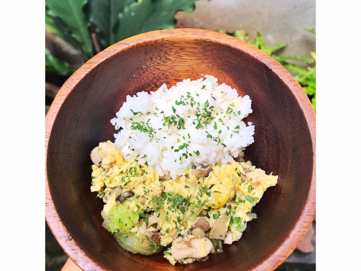 Cara Gampang Membuat Mushroom Oyakodon, Lezat Sekali