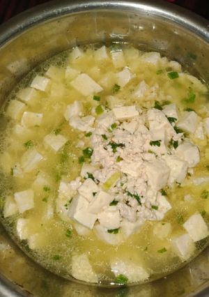 Foto resep Mun Tahu Ayam cincang (SIMPLE)