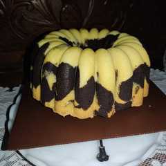 A picture of Marble butter cake (lagi).