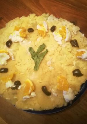 Una foto de Causa rellena casera