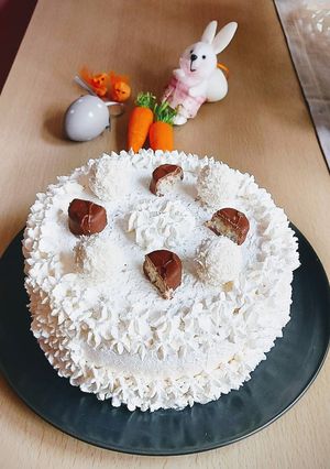 Mascarponés kókusztorta recept fotója