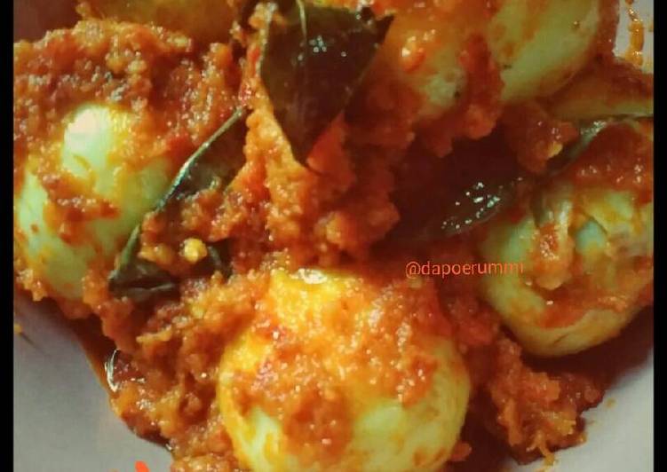 Langkah Mudah untuk Menyiapkan Telur BulBal (Bulet samBalado) #bantumantenbaru yang Bikin Ngiler