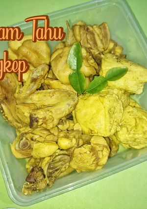 Foto resep Ayam tahu ungkep sat set