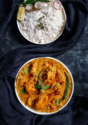 মুরগী দিয়ে মাসকলাই ডাল রেসিপির প্রধান ছবি