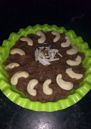 A picture of Aate ka haluwa.