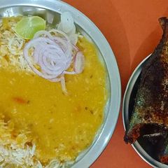 Easy Fish Fry with Daal Rice A picture of Easy Fish Fry with Daal Rice.