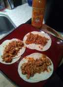 Chorizo breakfast tacos