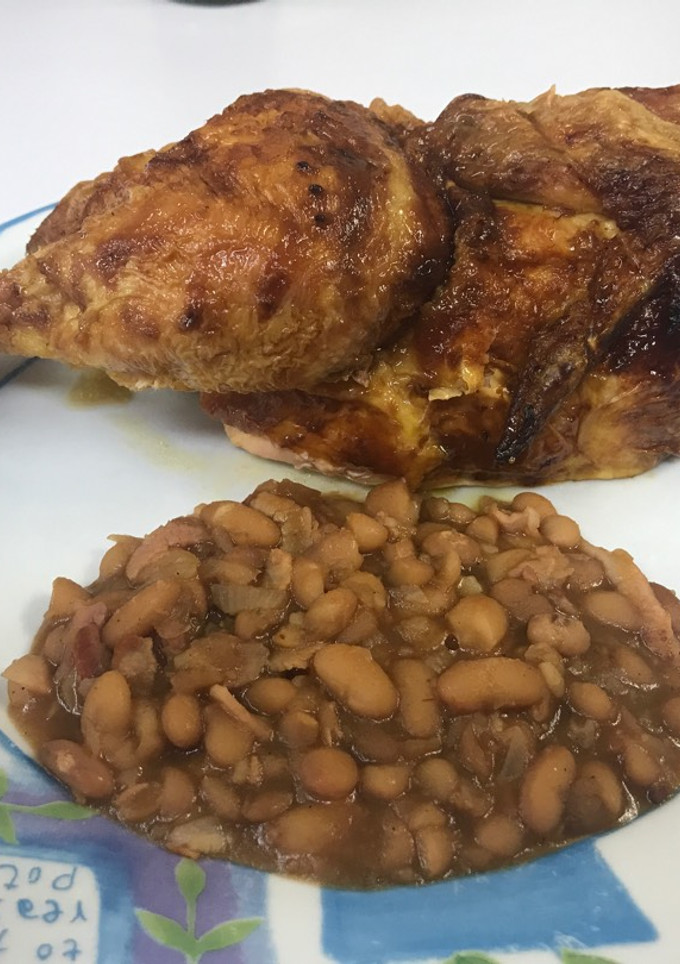 Una foto de Frijoles vaqueros(Whisky Beans)