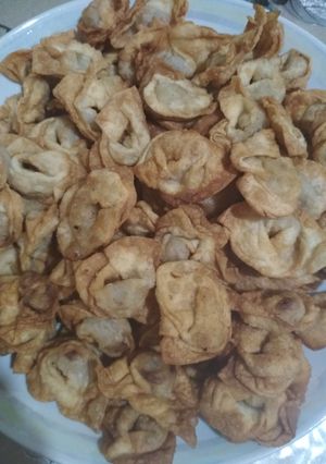 Фото Крымско-татарская кухня/жареные пельмени с картошкой /.