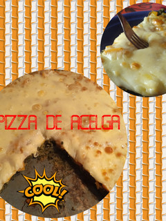 Una foto de Pizza con base de acelga