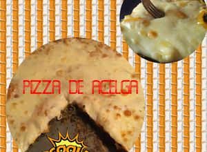 Una foto de Pizza con base de acelga