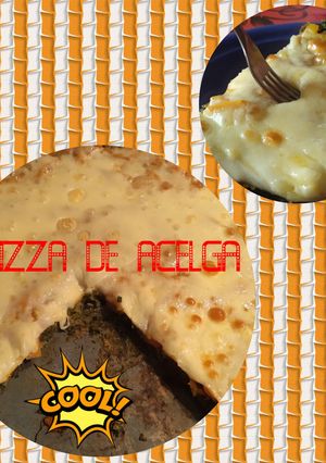 Una foto de Pizza con base de acelga