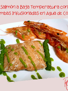 Una foto de Salmón a Baja Temperatura