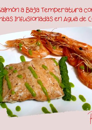 Una foto de Salmón a Baja Temperatura