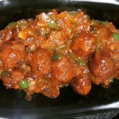 A picture of Dry manchurian.