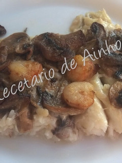 Una foto de Merluza rellena
