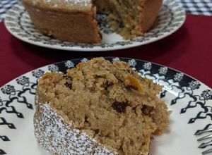 Foto de Bolo de Damasco, Nozes e Especiarias (vegano)