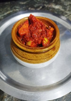 A picture of Nashpati pickle.
