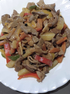 A picture of Pork and Liver Stew.