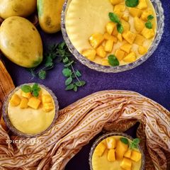 A picture of Mango Custard.