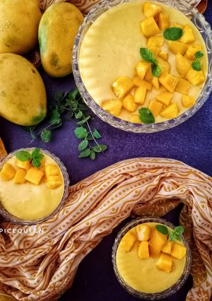 A picture of Mango Custard.