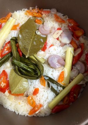 Foto resep Nasi Liwet Ricecooker
