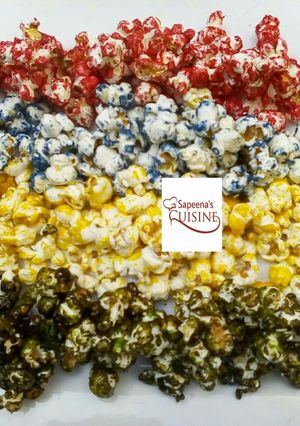 A picture of Rainbow popcorn.