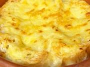 Una foto de bacalao con nata